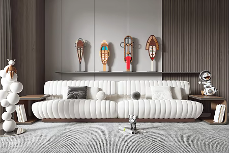 Modern Multiplayer Sofa 3d model