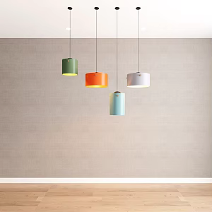 Modern chandelier Macaron chandelier series 3d model