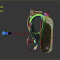 Scuba Diving Equipment With Tank Regulator Mask And Harness