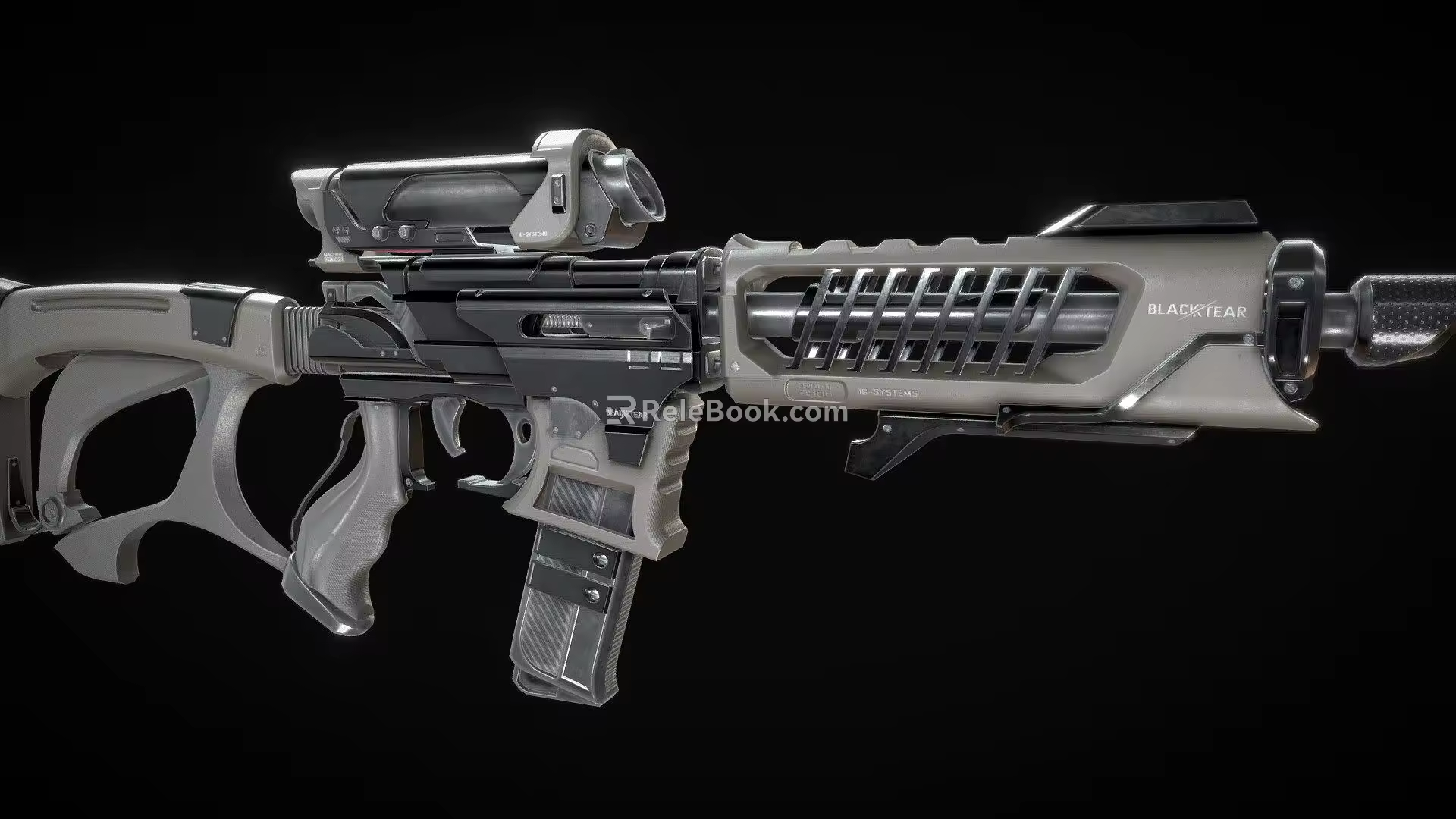 Sci-fi Assault Rifle 3d model