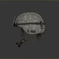 Modern Military Tactical Helmet For Combat Weapon Gear With Camouflage Pattern