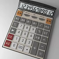 Modern Calculator Equipment Calculator Computer Computing Equipment 3d model