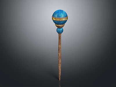 Scepter Ancient Scepter Cane Ancient Scepter Magic Scepter Metal Scepter Classical Scepter Magic Scepter 3d model