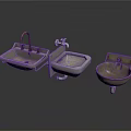 Vintage Bathroom Sinks With Wall Mounted Pedestal And Countertop Designs
