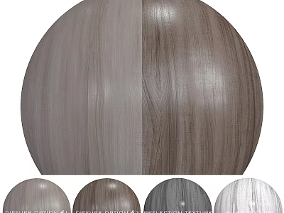 Wooden Component With Multiple Texture Options And Color Variations 3d model
