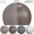 Wooden Component With Multiple Texture Options And Color Variations