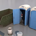 Diverse Range of Industrial Equipment Including Trash Bins Trailers Barriers Cones And Parts