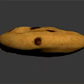 Golden Round Chocolate Chip Cookie With Soft Texture And Fresh Baked Appeal