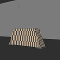 Modern Black And White Striped Decorative Cabinet With Geometric Pattern And Stylish Look