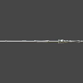 3D Rendered Ornate Metallic Spear With Sharp Spearhead Circular Ornament And Shiny Symbol