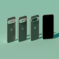 Google Pixel Smartphones Series With Modern Design And Colorful Display Screens