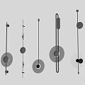 Modern Wall Lamps Design Featuring Varied Metal Frames And Round Warm Light Shades