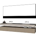 Modern Bathroom Vanity With Large Mirror Cabinet Drawers And Toiletries