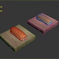Freshly Baked Golden Brown Bread Loaves On Two Wooden Serving Boards