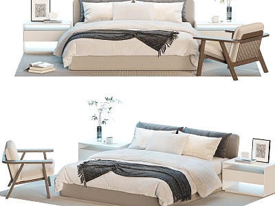 Double bed model