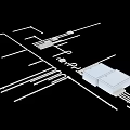 Industrial Equipment Components With Pipes Connectors Fittings and Enclosure Parts