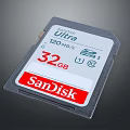 SanDisk Ultra 32GB SD Card With 120MB/s Transfer Speed For Digital Devices
