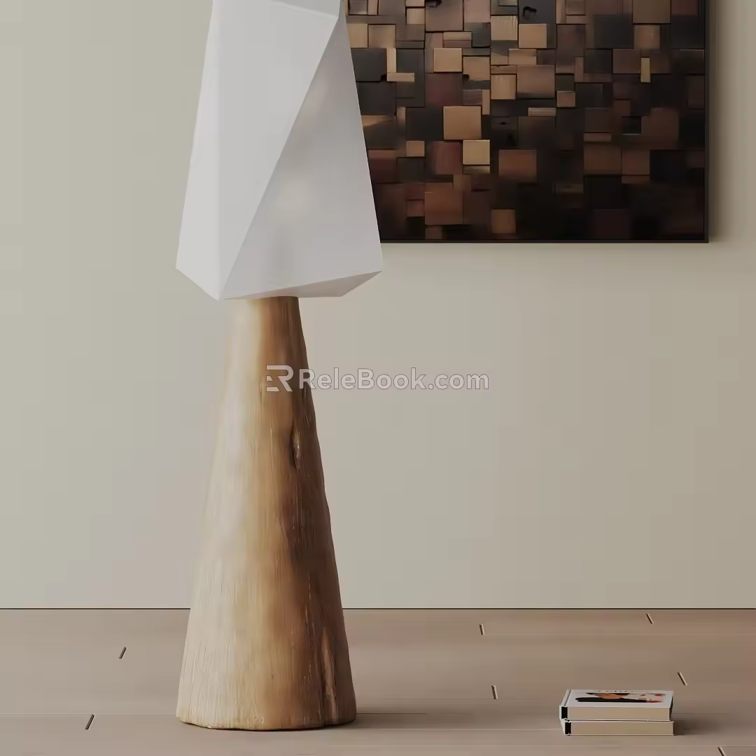 Modern floor lamp 3d model