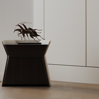 Modern Bedside Cabinet 3d model