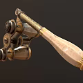 Cyberpunk Telescope Cyberpunk Mirror Tools Old 3d model