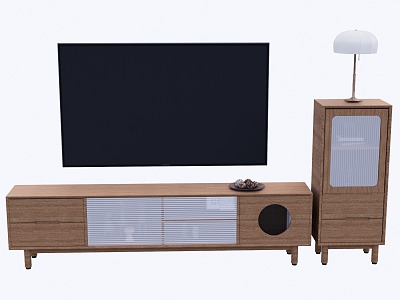 Antique TV cabinet 3d model