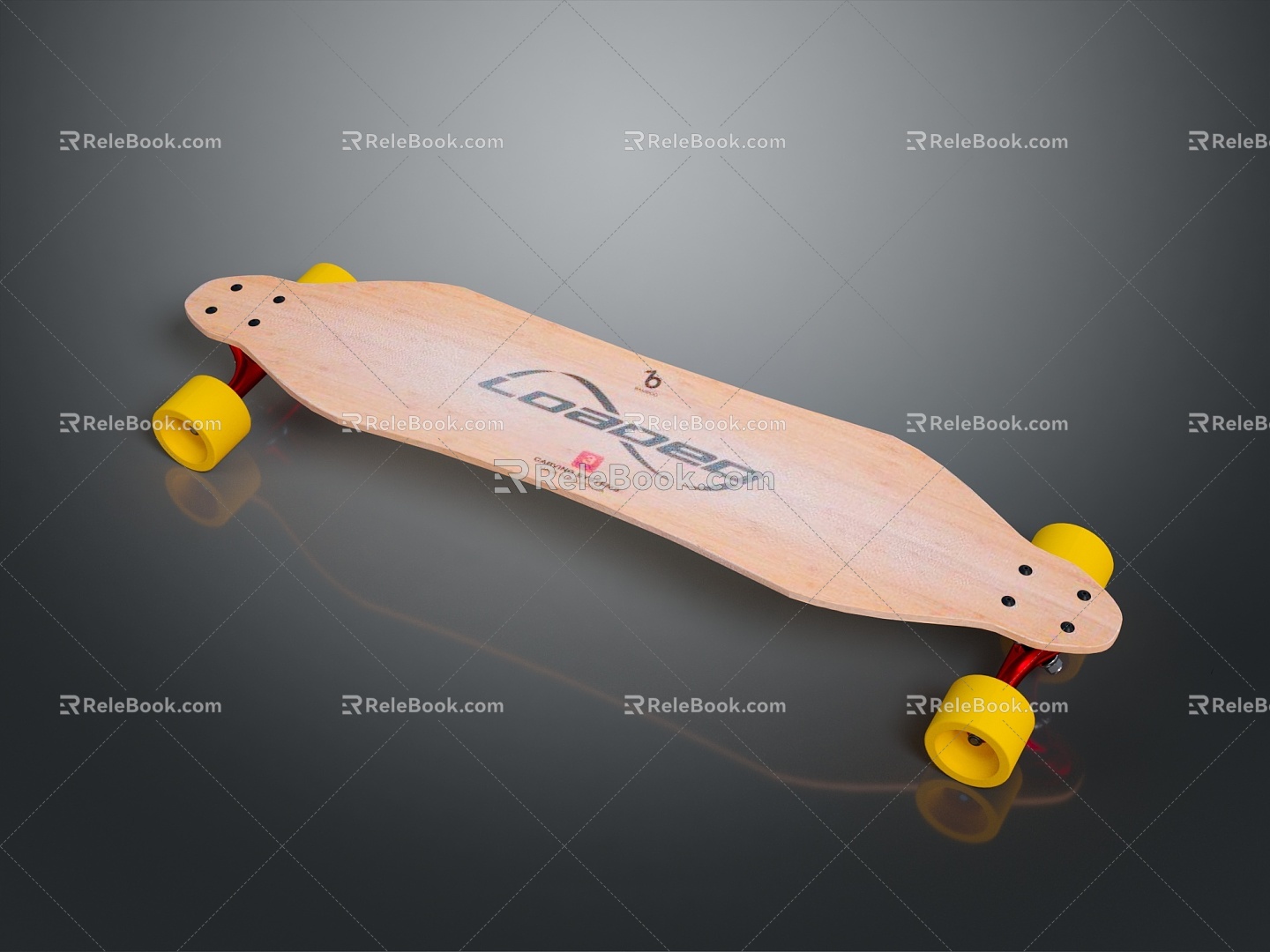 Skateboard class sports old skateboard four-wheel skateboard children skateboard pulley sporting goods sporting goods 3d model