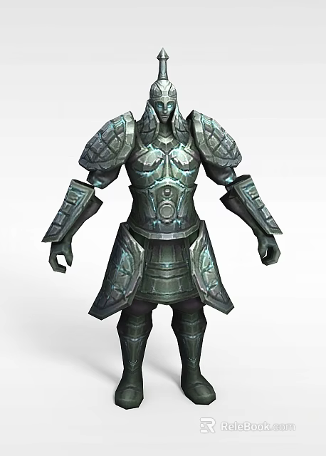 Inflatable Warrior Armor Decorative Figure With Detailed Structure And Lifelike Design 3d model 