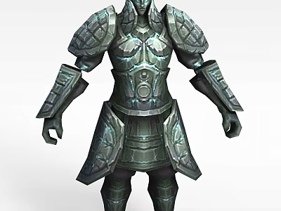 Inflatable Warrior Armor Decorative Figure With Detailed Structure And Lifelike Design 3d model