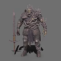 Parasitic Tree Man Warrior Magic World Tree Goblin Soldier 3d model