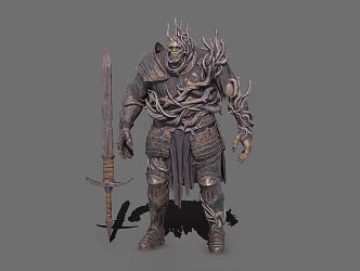 Parasitic Tree Man Warrior Magic World Tree Goblin Soldier 3d model