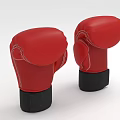 High Quality Red Boxing Gloves Essential Sports Equipment For Boxing Training Sessions