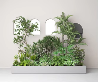 Modern Plant Heap 3d model