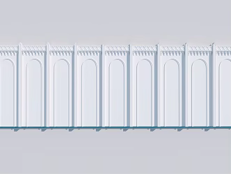 European Wall 3d model