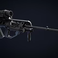 Modern Tactical Rifles With Scopes Magazines And Rugged Sleek Designs 3d model