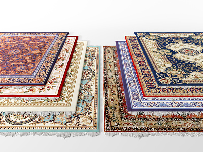 European-style square carpet fabric carpet model