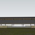 Modern Pavilion Landscape Corridor Landscape Structure Rest Architecture Landscape Pavilion Landscape Architecture 3d model