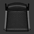 Modern Solid Wood Leather Upholstered Dining Chair With Sleek Streamlined Design For Home Dining Rooms