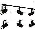 Modern Downlights And Spotlights With Track Mount Design For Home Interior Lighting