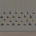 Various Black and Gold Pendant Lights with Unique Designs for Interior Decor