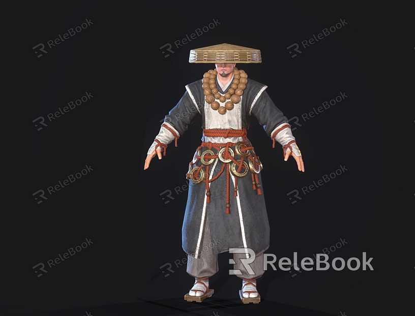 Monk Monk Game Character Anime Character model