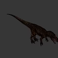 Realistic 3D Dinosaur Model With Horned Head Open Mouth And Detailed Skin Texture