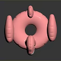 Pink Flamingo Shaped Inflatable Swim Ring Perfect for Summer Pool and Beach Fun