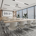 Modern Meeting Room Training Meeting Room Small Meeting Room Office Meeting Room 3d model