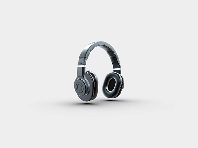 Wireless Over Ear Headphones With High Definition Audio And Comfortable Fit Design 3d model
