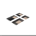 Modern Minimalist Square Rug With Neutral Gray Tones And Soft Texture
