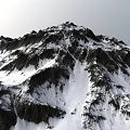 Majestic Snowy Mountain Landscape With Scenic Peaks And Snow Covered Slopes