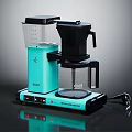 Turquoise Royal Master Cory Kitchen Appliance With Glass Carafe Control Panel And Indicator Lights