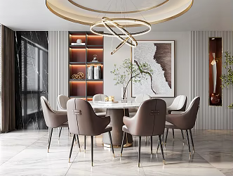 Modern Restaurant 3d model