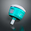 Trimble R9s Turquoise And White GNSS Receiver With Digital Display And Compact Design
