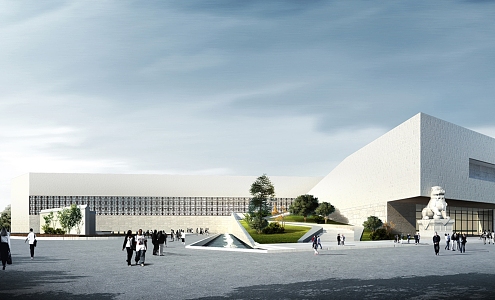 The Modern Museum 3d model